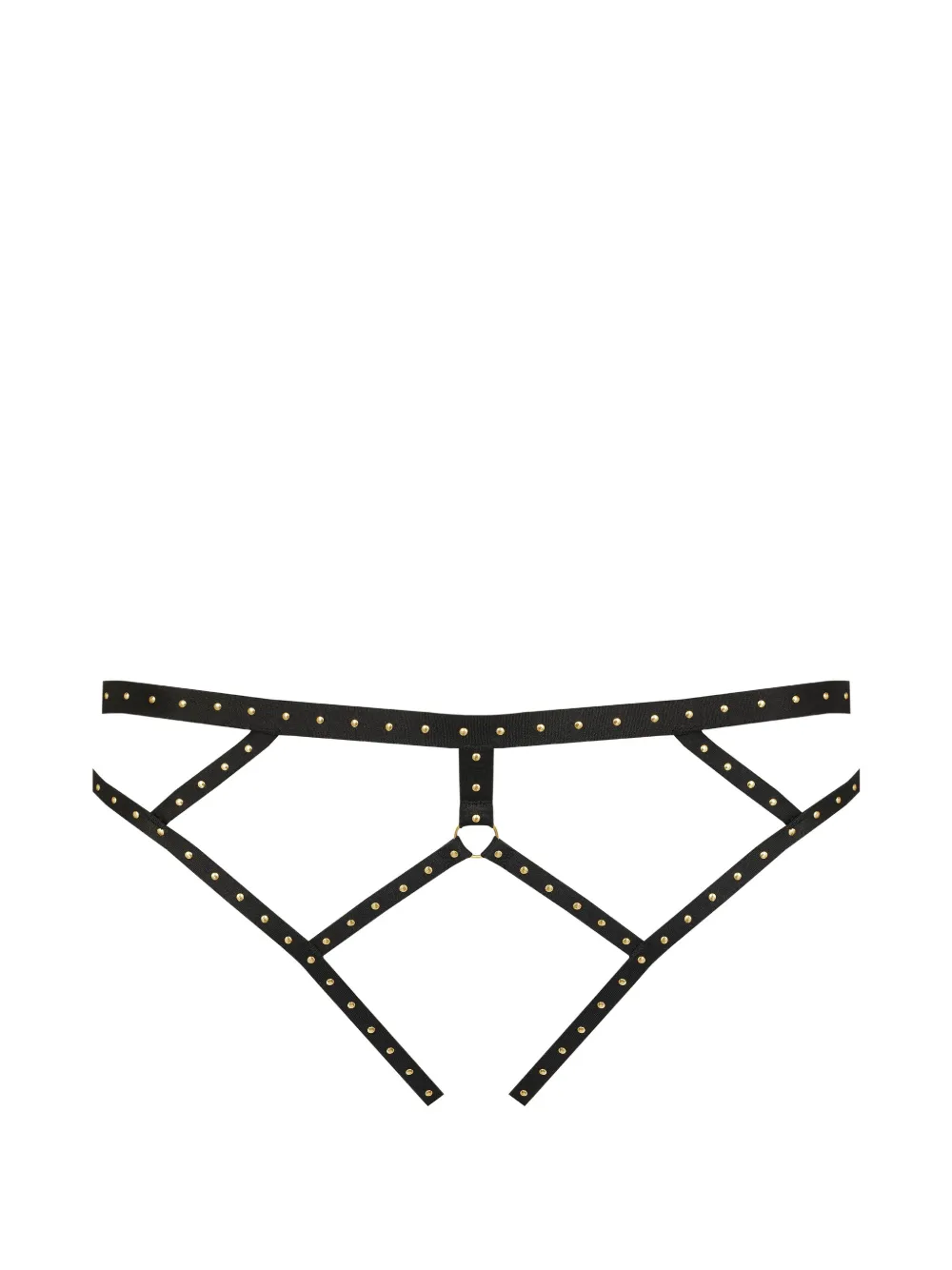 Maison Close Slip con dettaglio cut-out - Nero