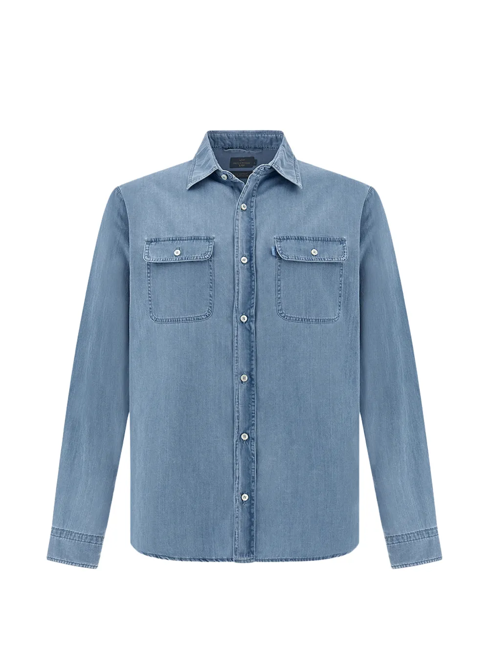 Paul & Shark buttoned denim overshirt - Blu