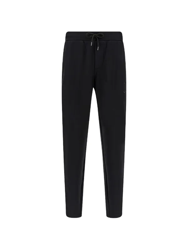 Paul & Shark Drawstring Track Pants in Black