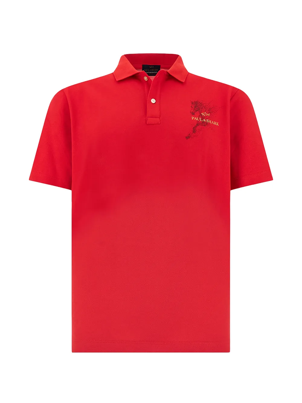 Paul & Shark logo-detail polo shirt - Rosso