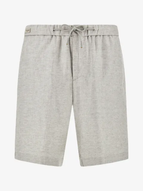 Paul & Shark drawstring linen bermuda shorts