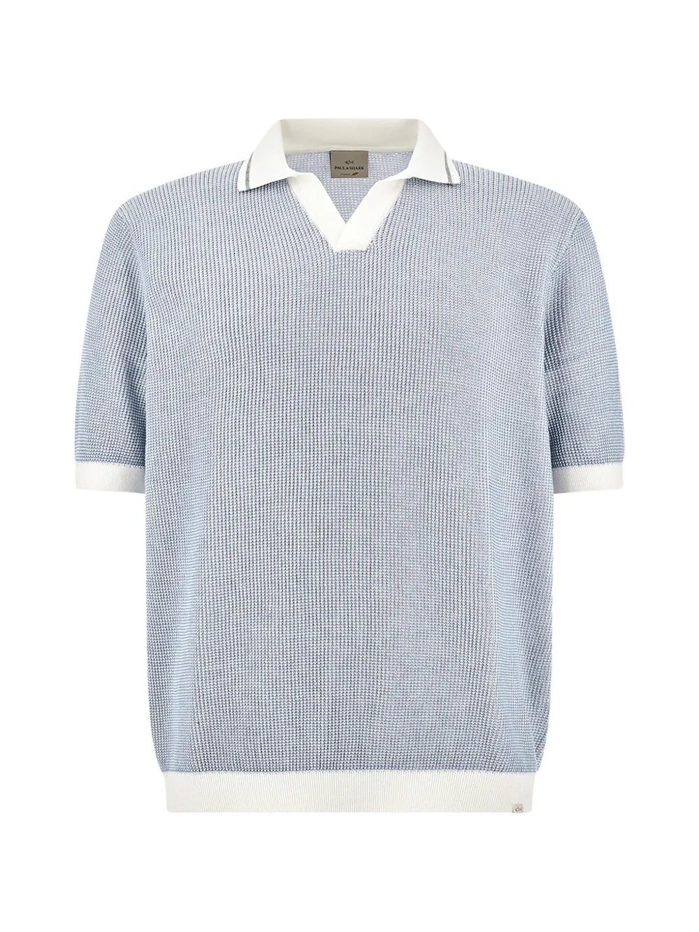 Paul & Shark open-collar cotton T-shirt - Blu