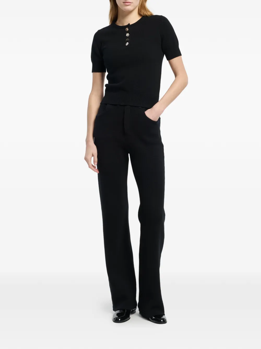 Jewelled Buttons Top