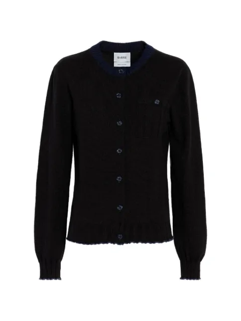 Barrie ribbed detailing cardigan