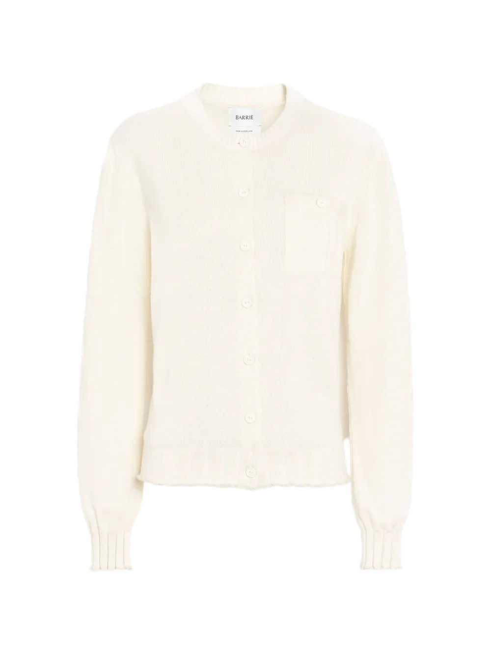 Barrie Cardigan con dettagli a coste - Blu