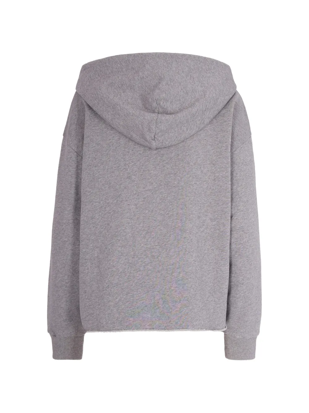  Mm6 Maison Margiela Numbers-patch Hoodie - Grey 
