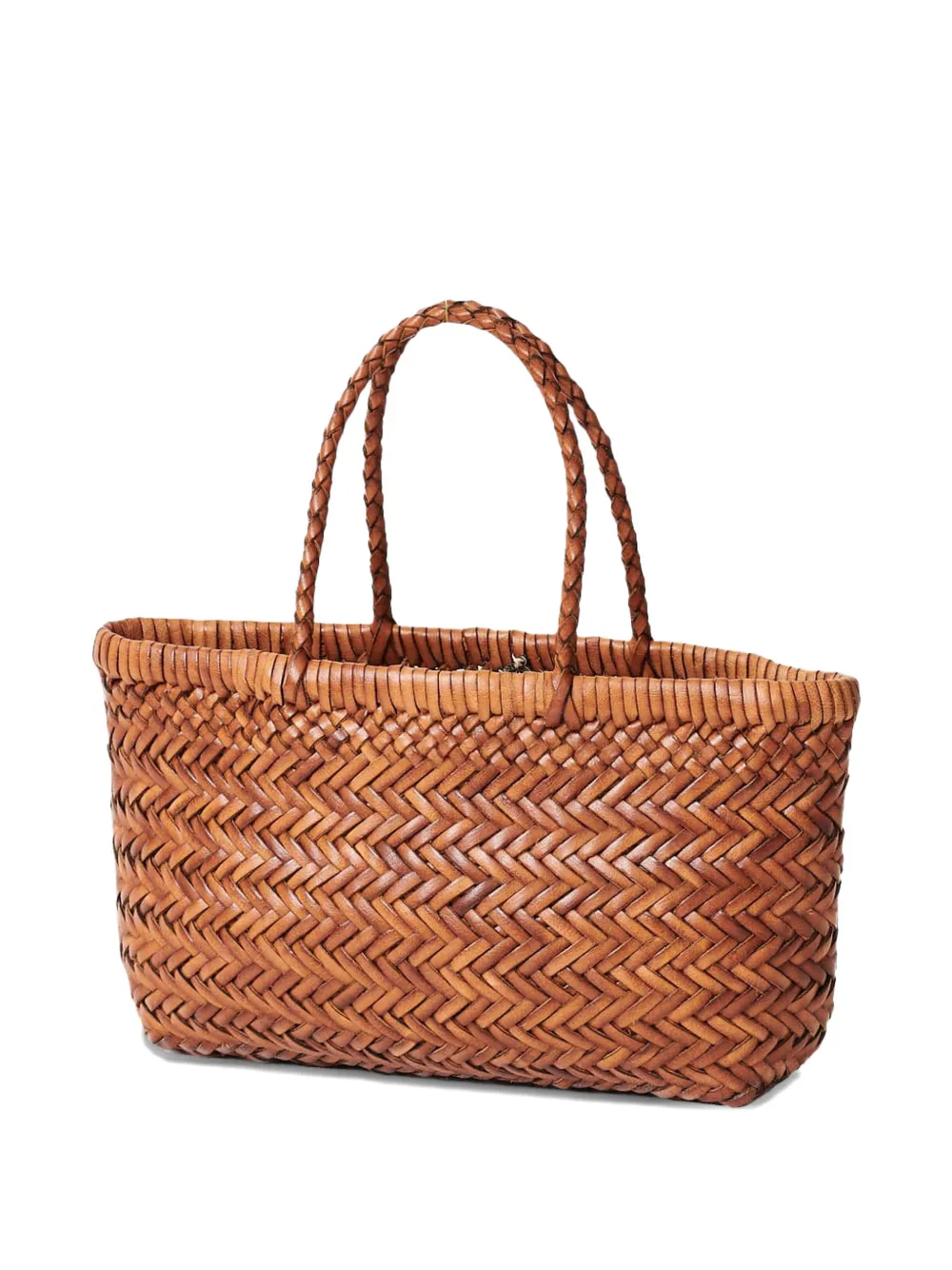 DRAGON DIFFUSION mini Flat Gora tote bag - Marrone