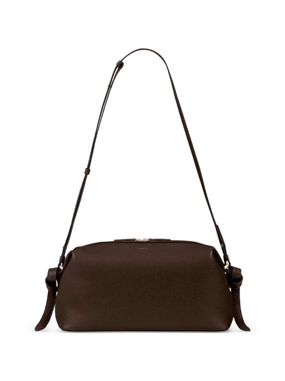 Yuzefi Brioche knot-detail shoulder bag - Marrone