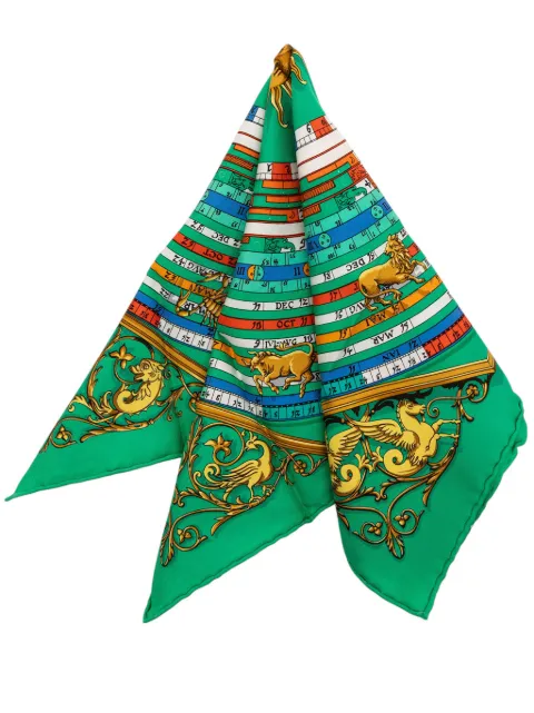 Hermès Pre-Owned 2000-2020 Astrologie Dies et Hore Silk handkerchief