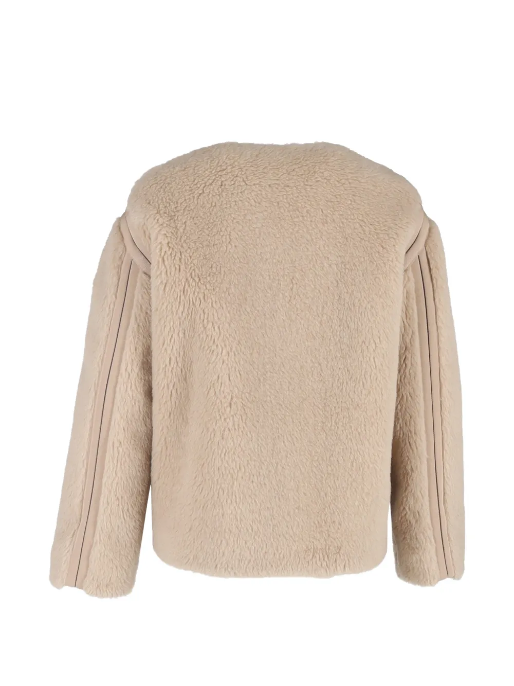 Max Mara grosgrain-trimmed Panno Jacket | Neutrals | FARFETCH