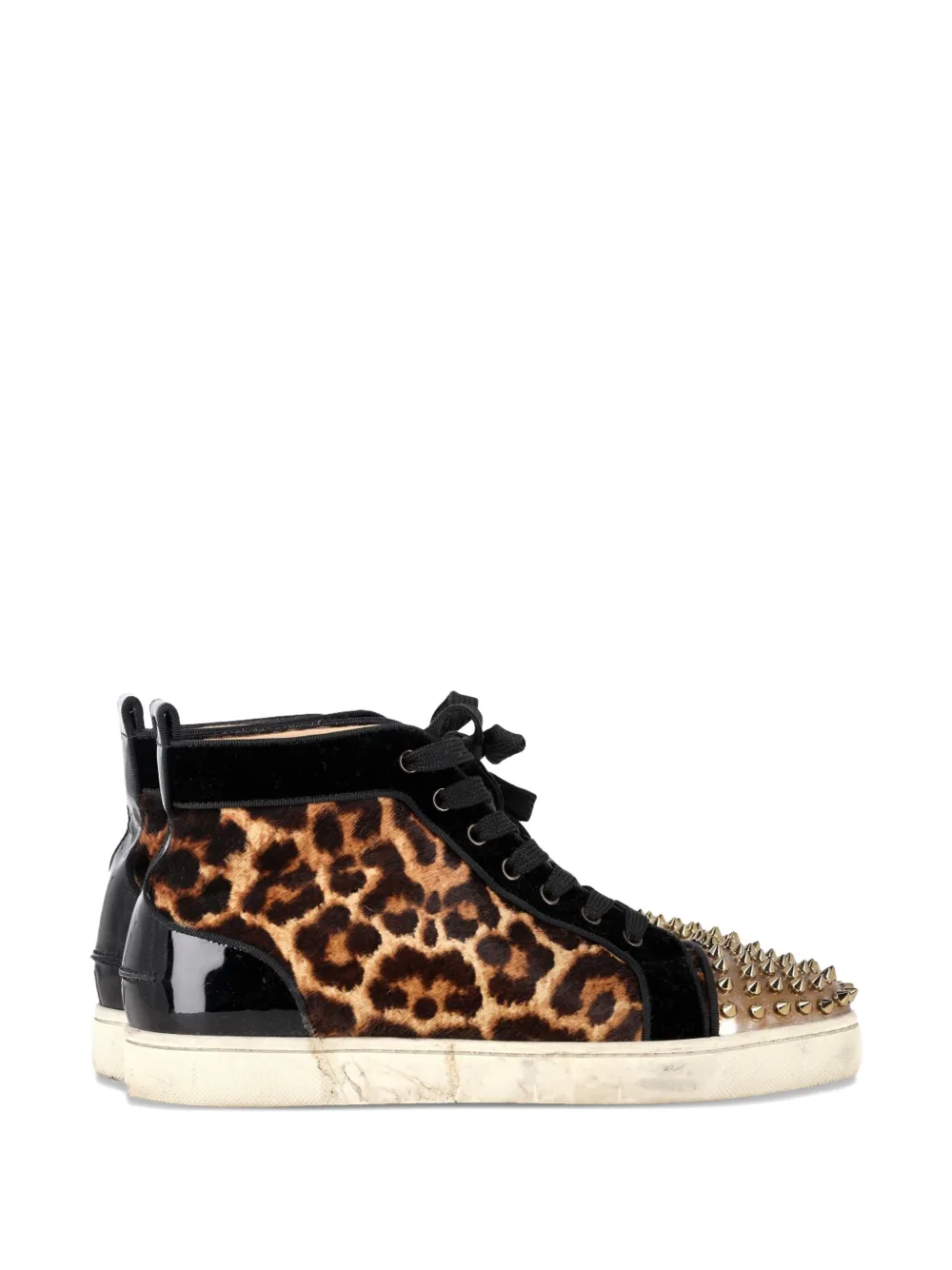 Christian Louboutin Pre-Owned Lou Spike Orlato high-top sneakers - Nero
