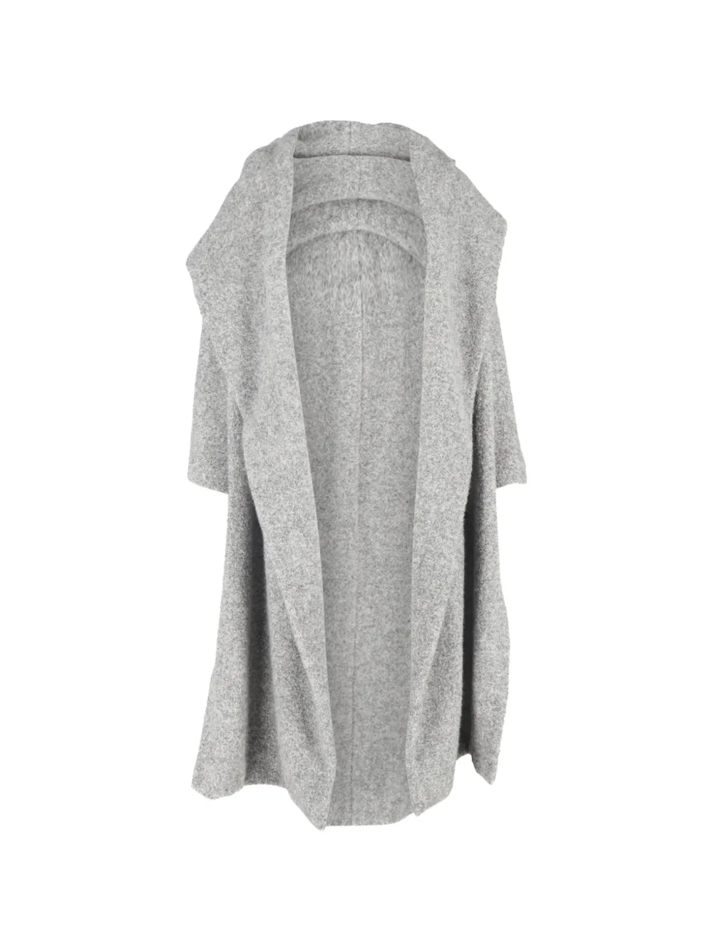 Max Mara wool open long coat - Grigio