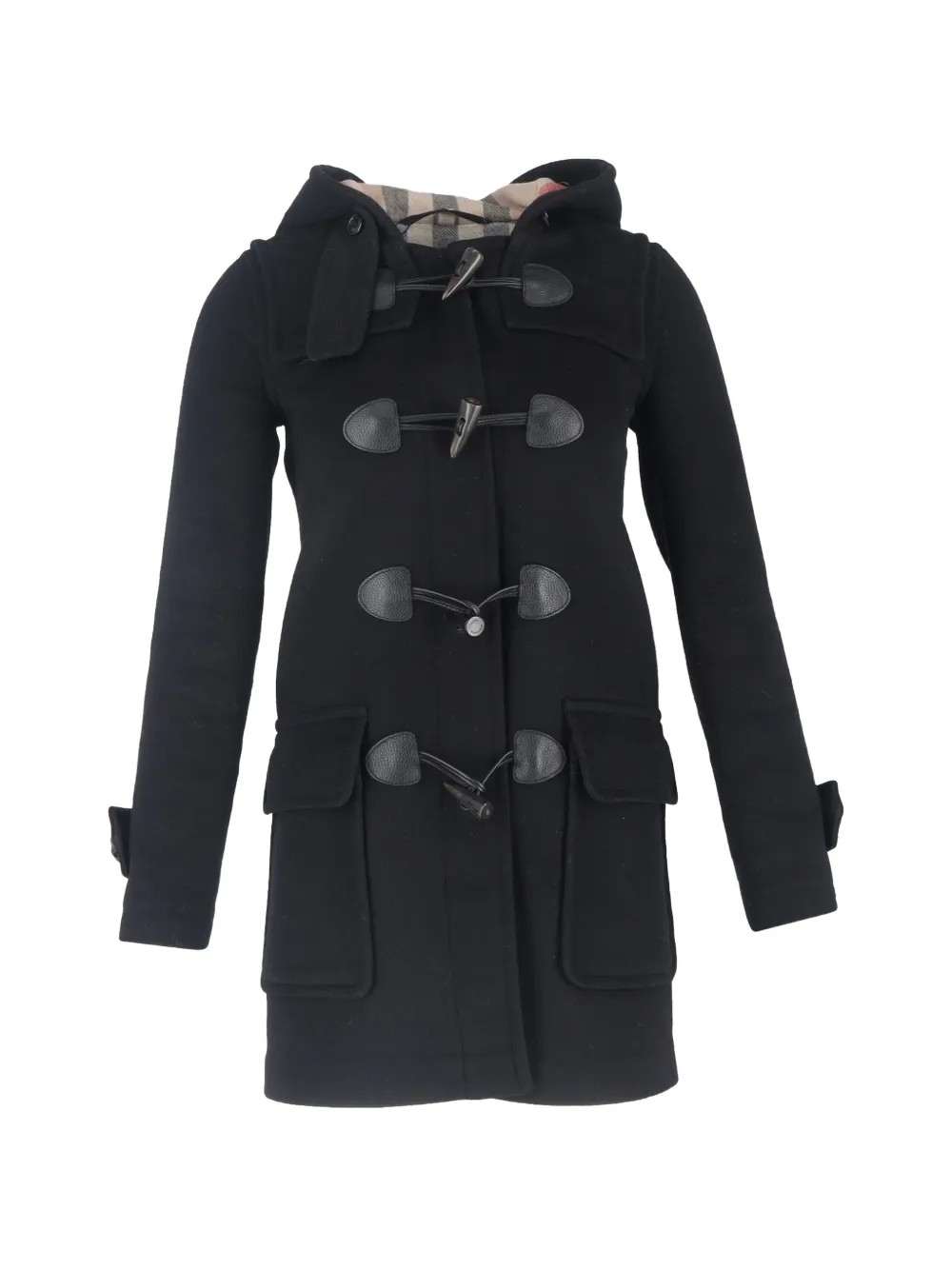 Pre-owned Burberry Toggle Duffle Coat In Black