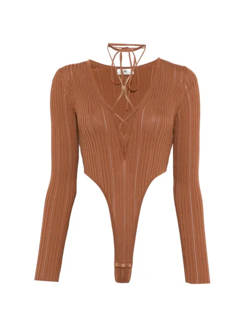 Elisabetta Franchi V-neck bodysuit