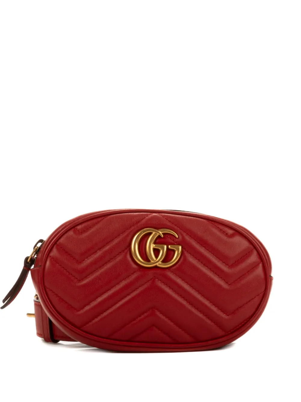 Gucci Pre-Owned logo-detail belt bag - Rosso