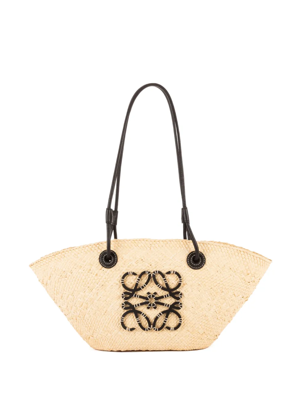 Loewe Pre-Owned small Anagram Basket bag - Toni neutri