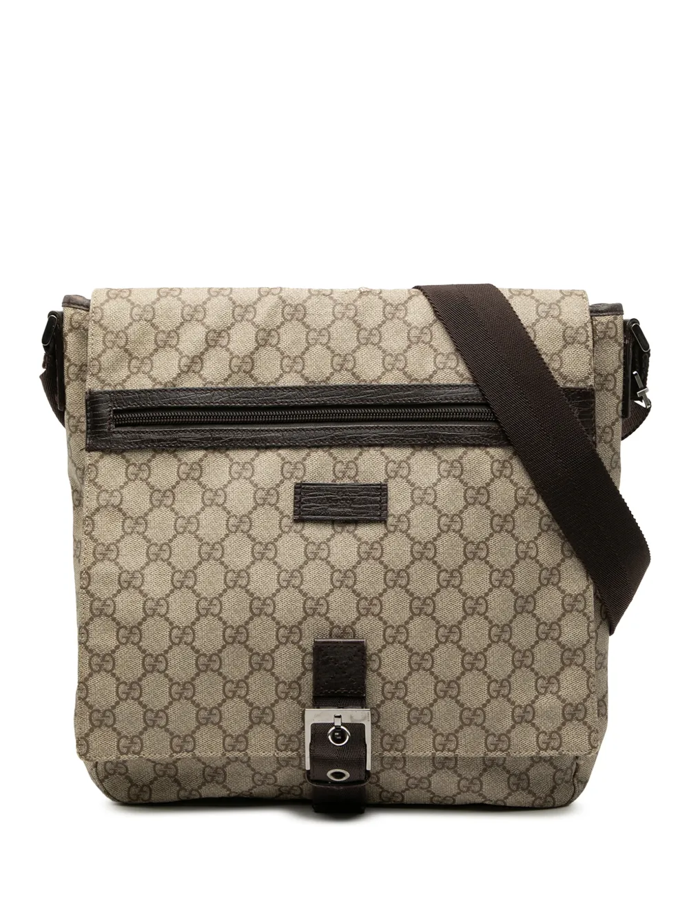 Gucci Pre-Owned 2000-2015 GG Supreme crossbody bag - Marrone