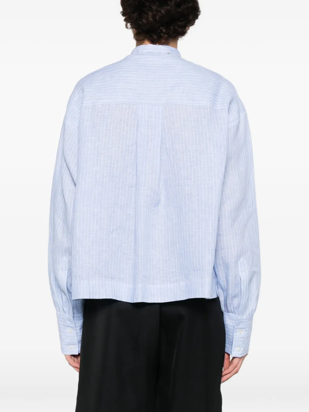 Fabiana Filippi Gestreept blouse Blauw
