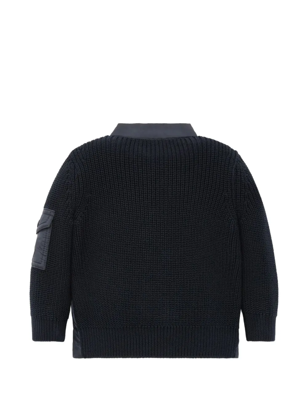 Moncler Enfant Vest met gewatteerd vlak Blauw
