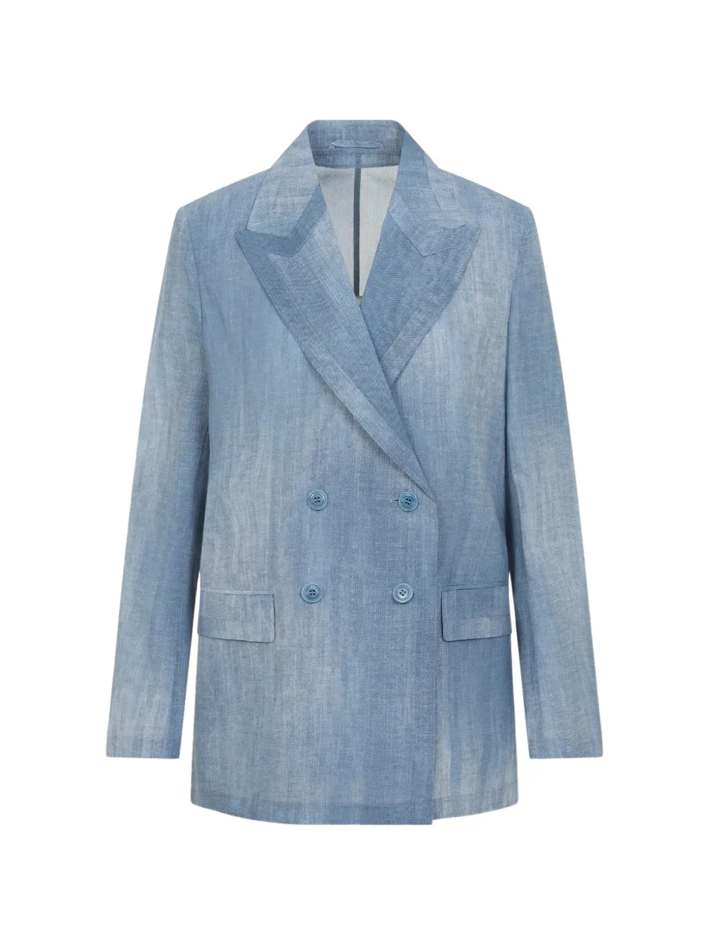 Ermanno Scervino long-sleeves double-breasted jacket - Blu