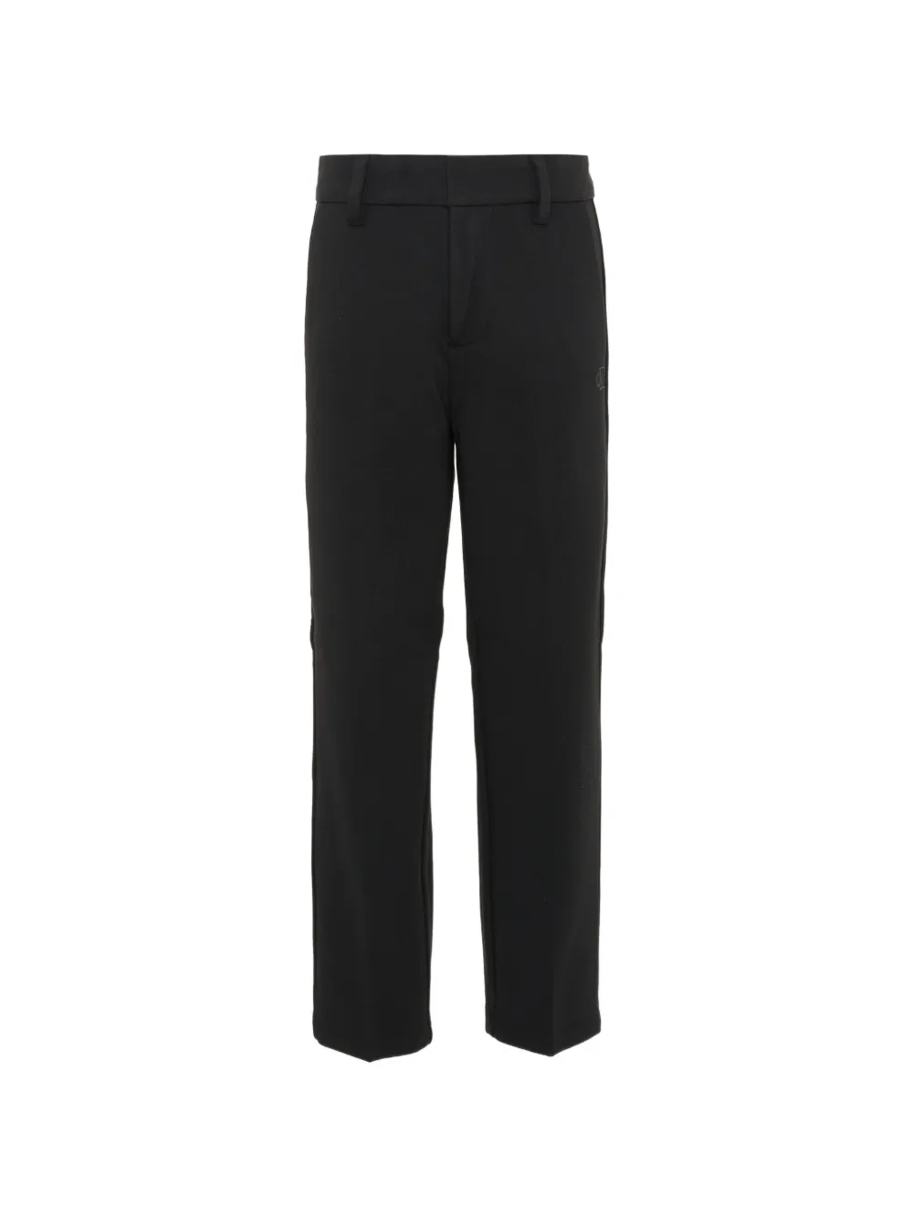 Calvin Klein Kids logo-embroidered trousers - Nero