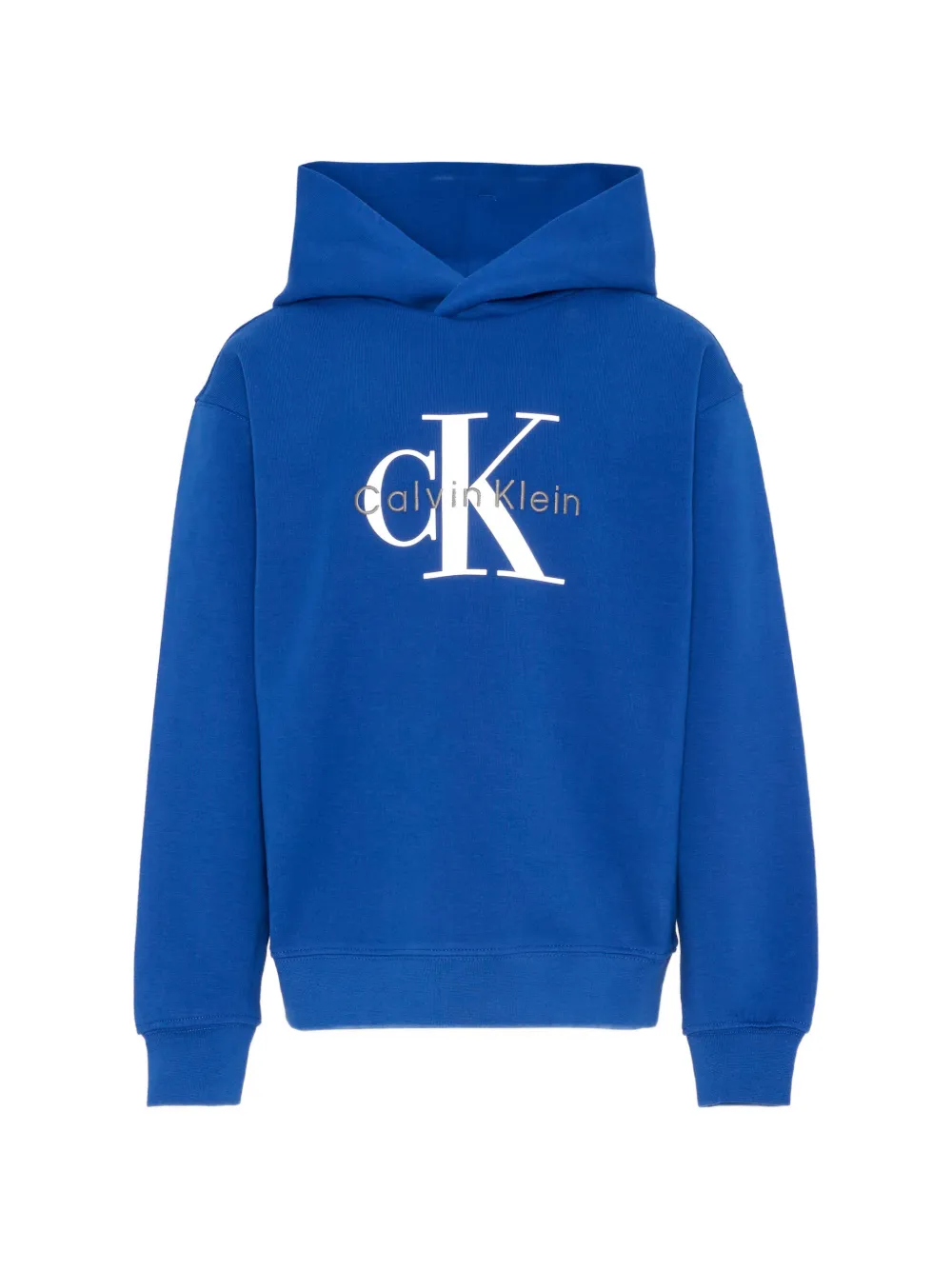 Calvin Klein Kids logo hoodie - Blu