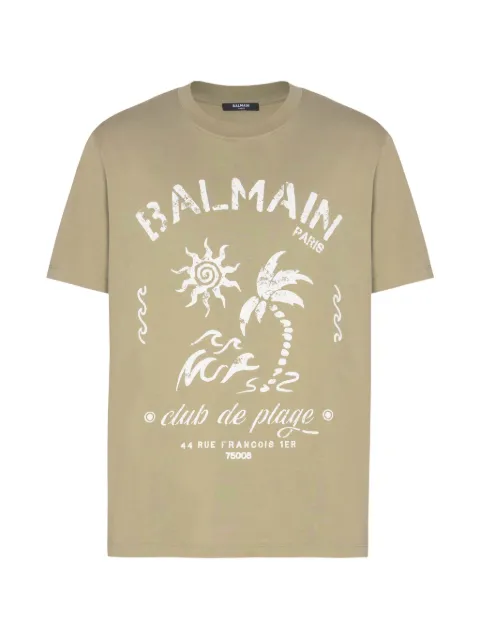 Balmain short-sleeve crew-neck T-shirt
