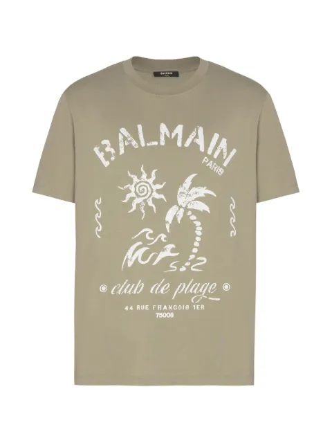 Balmain T-shirt with plage print