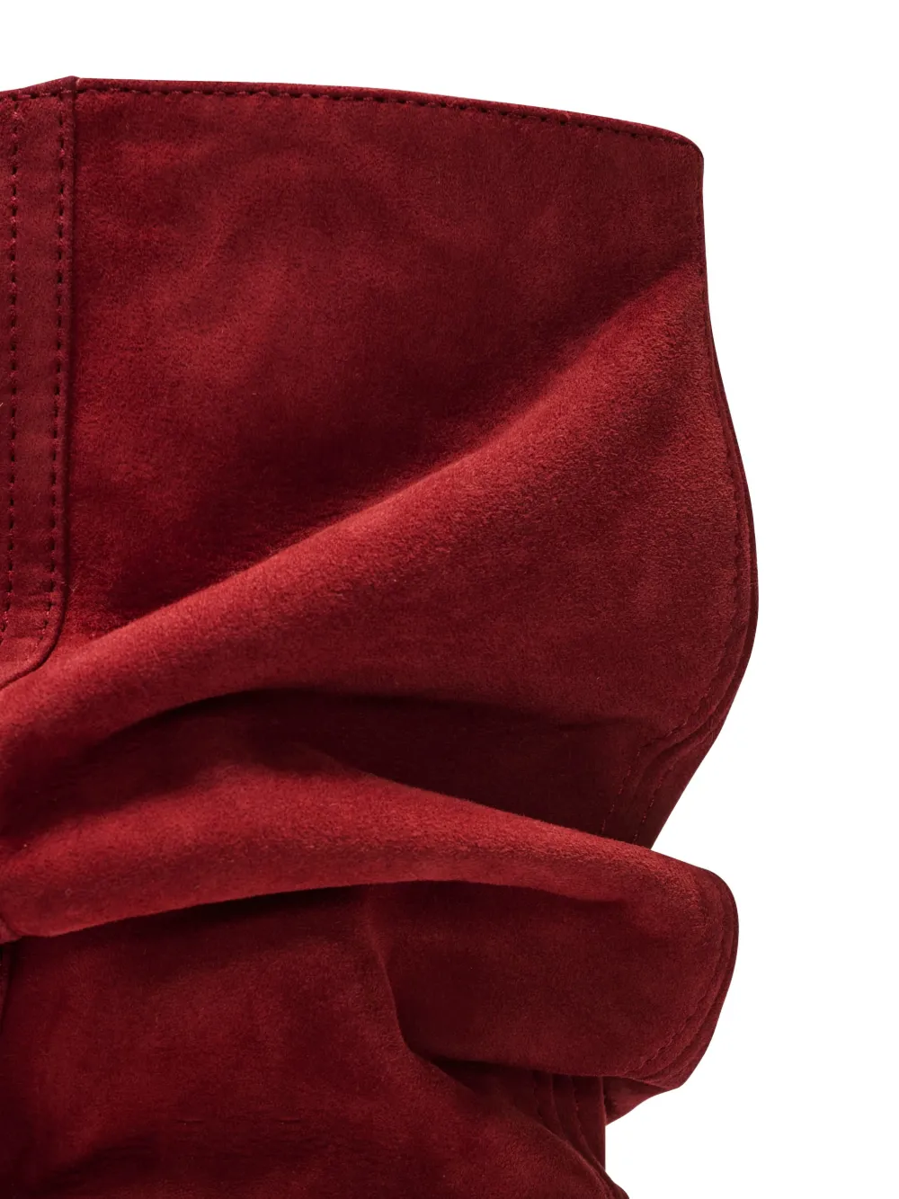 Balmain No Wedge' suède enkellaarzen Rood