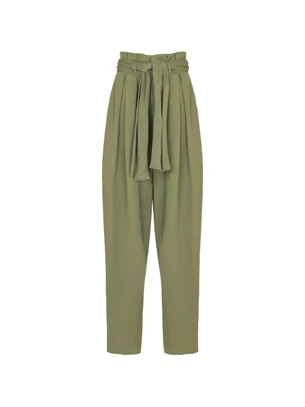 Balmain Pantaloni a vita alta - Verde