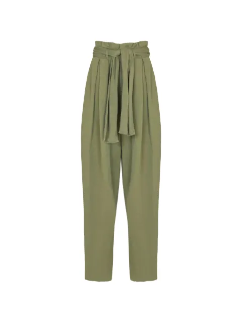 Balmain self-tie high-waisted trousers