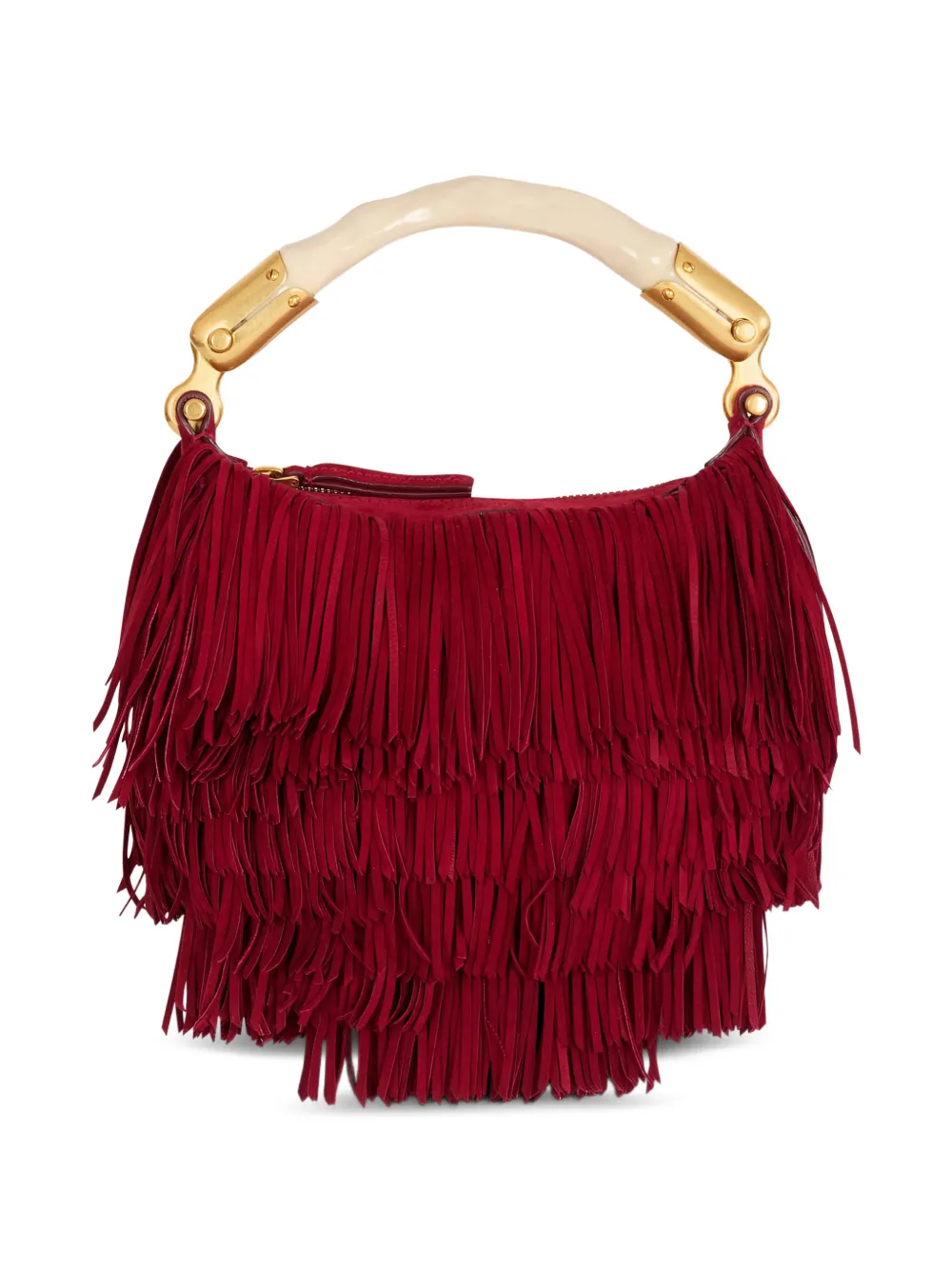  Balmain Bolso De Hombro Ebene Mini - Rojo 