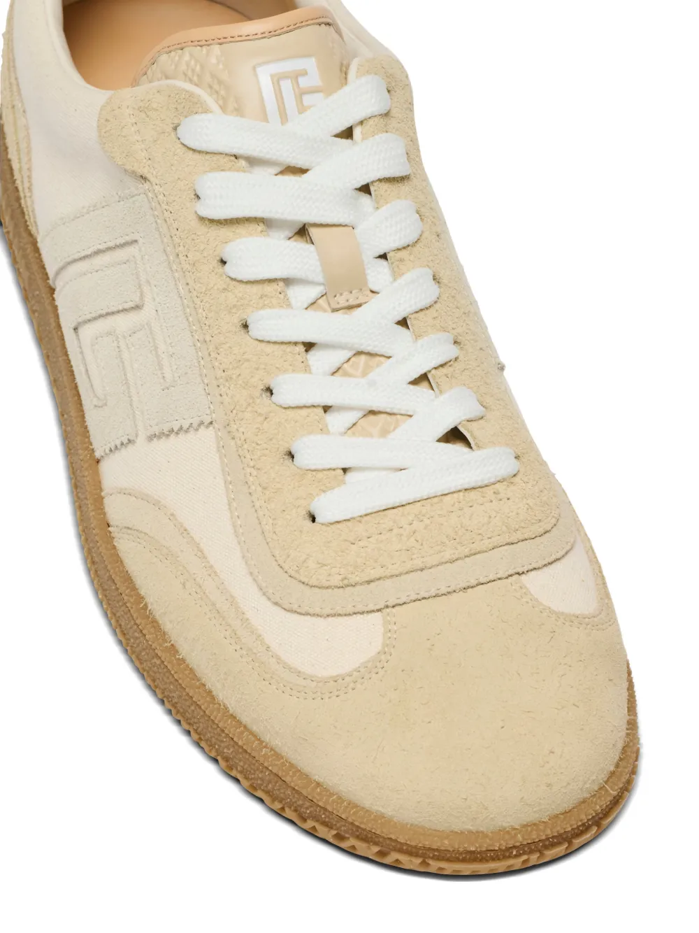 Balmain Swan sneakers met logodetail Beige