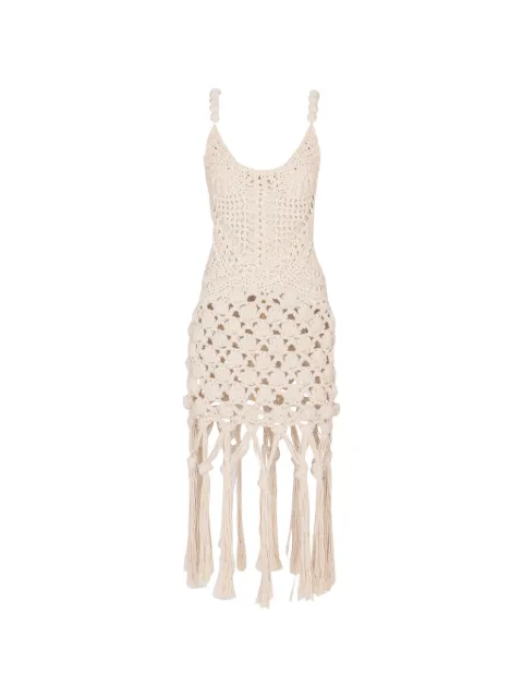 Balmain knot-detail mini dress