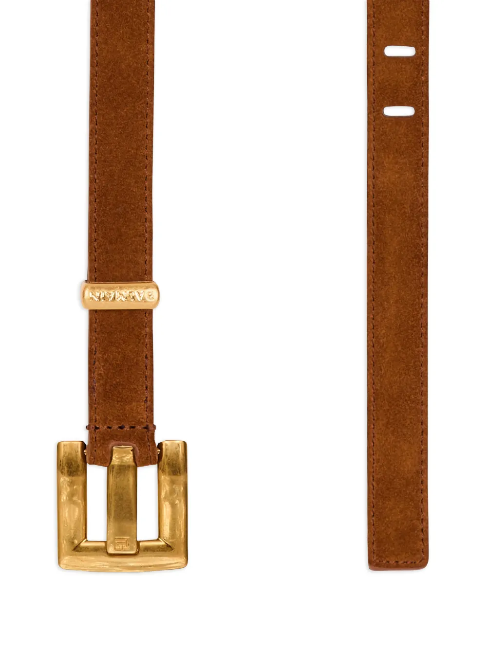  Balmain Suede Belt - Green 