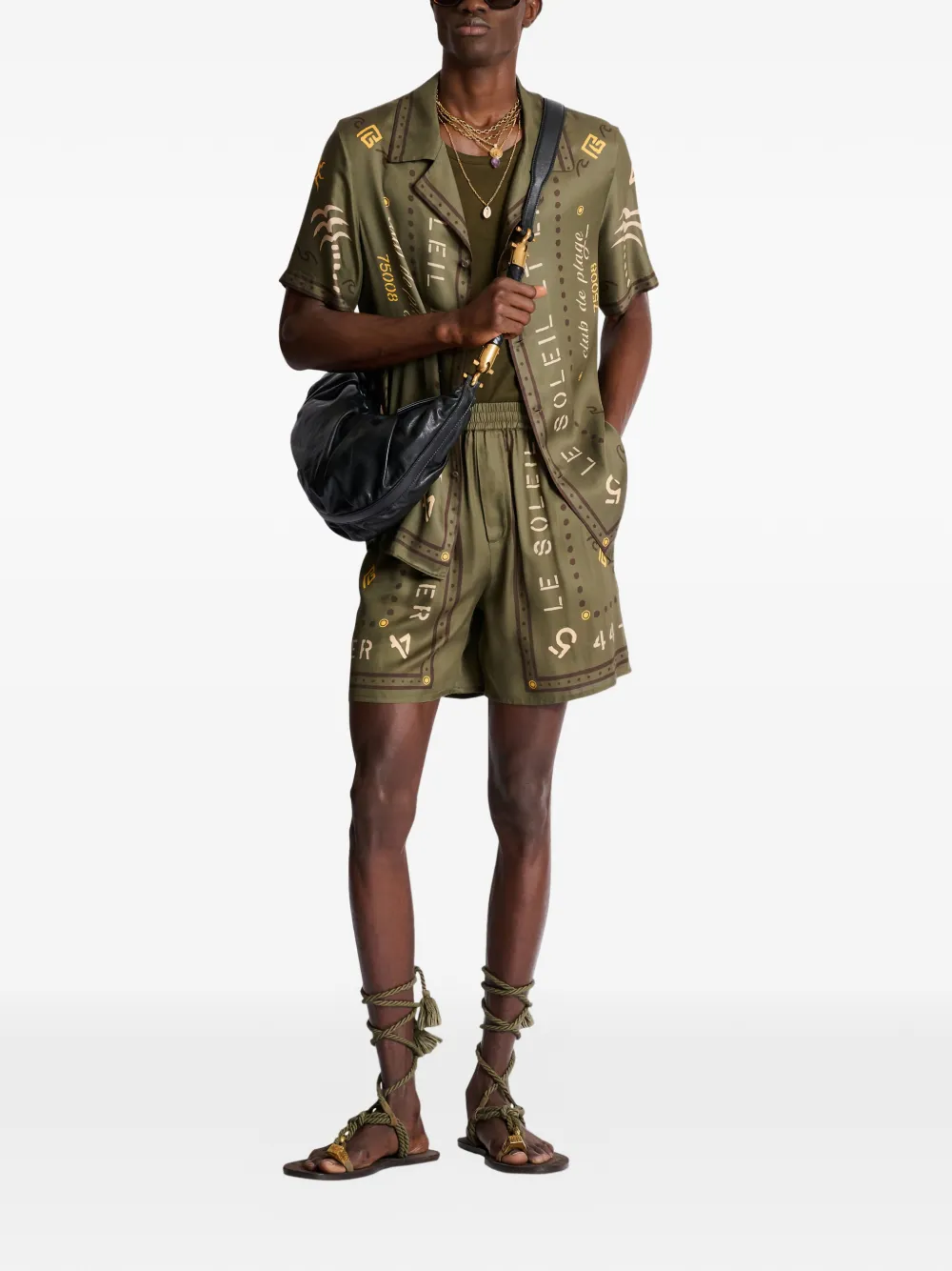 Balmain elastic-waist bermuda shorts | Deck Shorts | Image 2