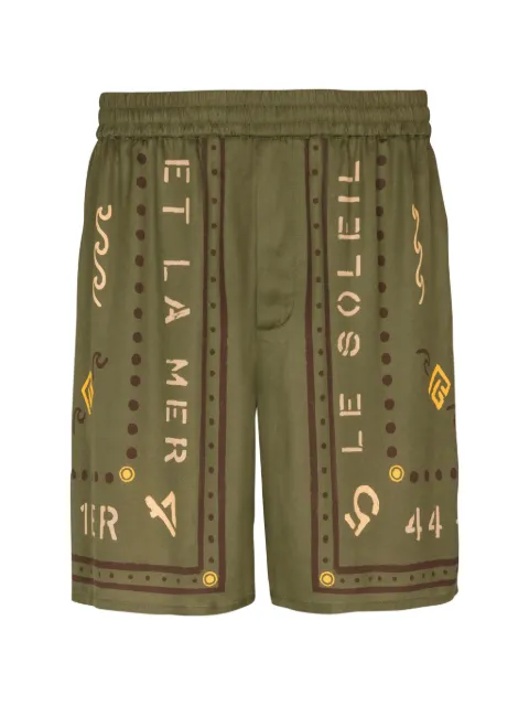 Balmain elastic-waist bermuda shorts 
