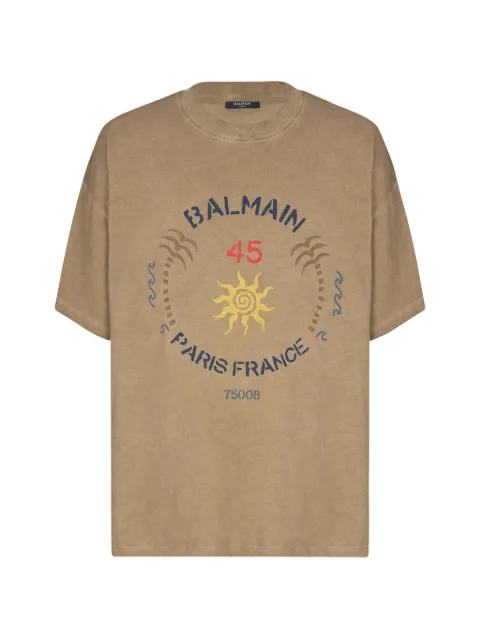 Balmain playera con estampado Balmain Club