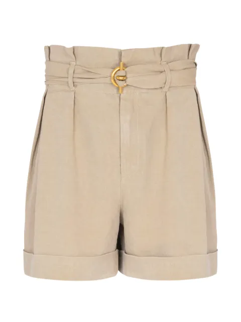 Balmain belted-waist tailored shorts 