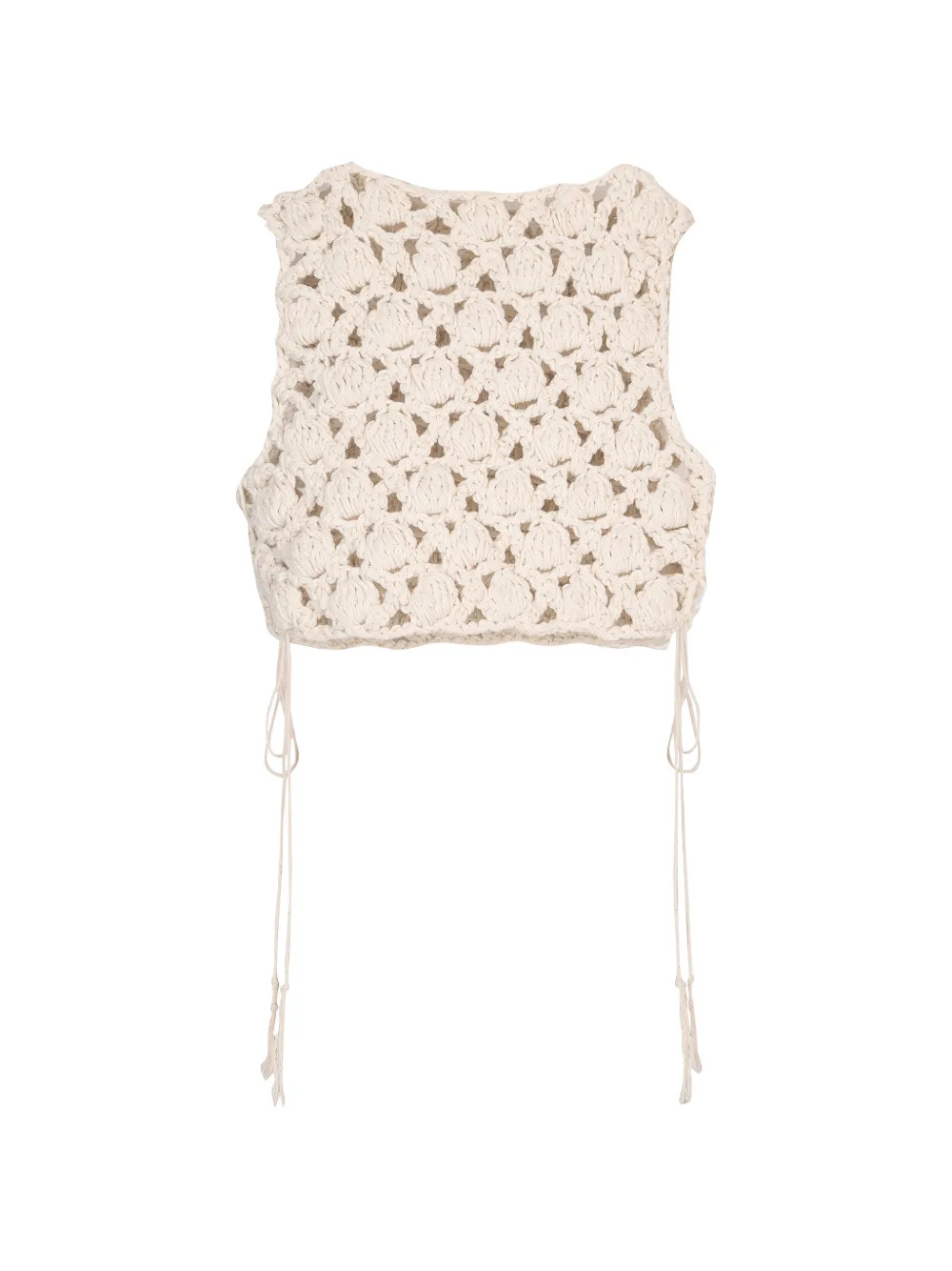 Balmain Top met strikdetail Beige