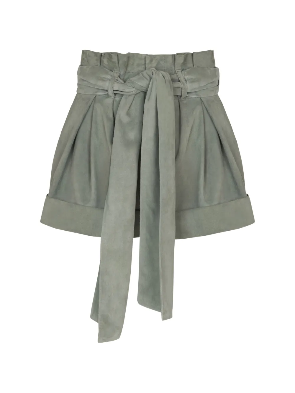 Balmain Shorts con nodo - Verde