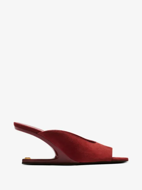 Balmain suede mule sandals