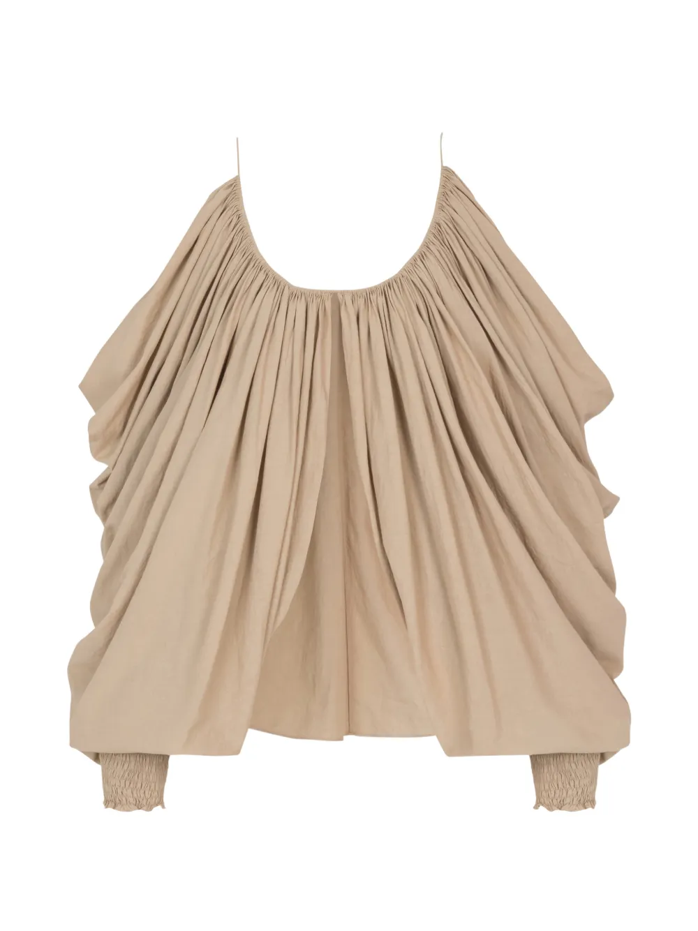 Balmain Blusa in cotone - Toni neutri