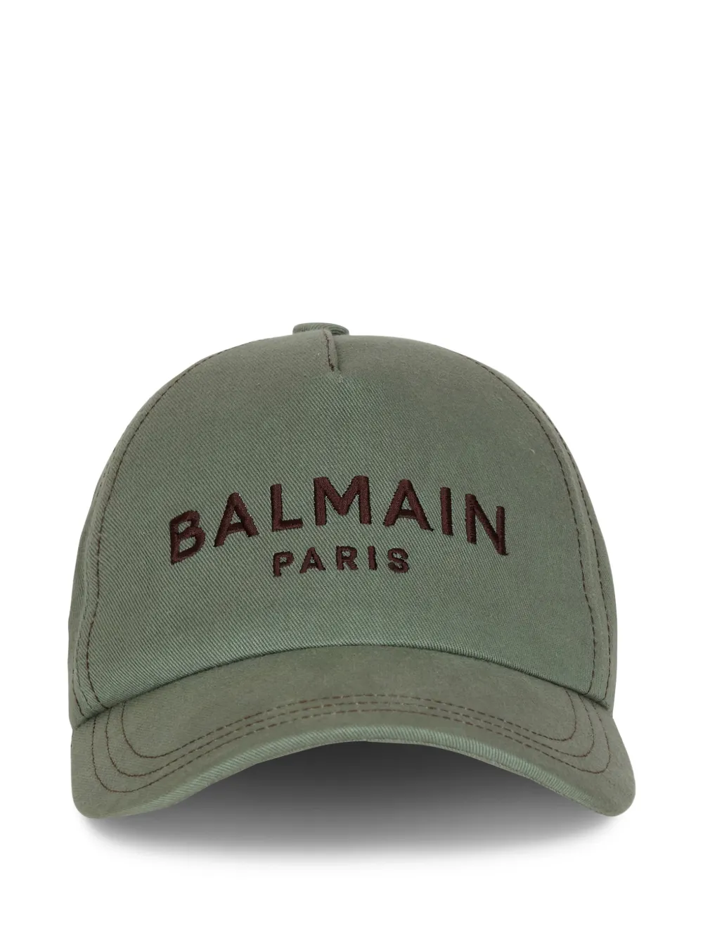 Balmain Cappello da baseball con logo - Verde
