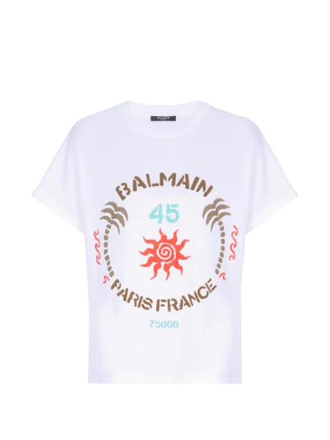 Balmain playera estampada