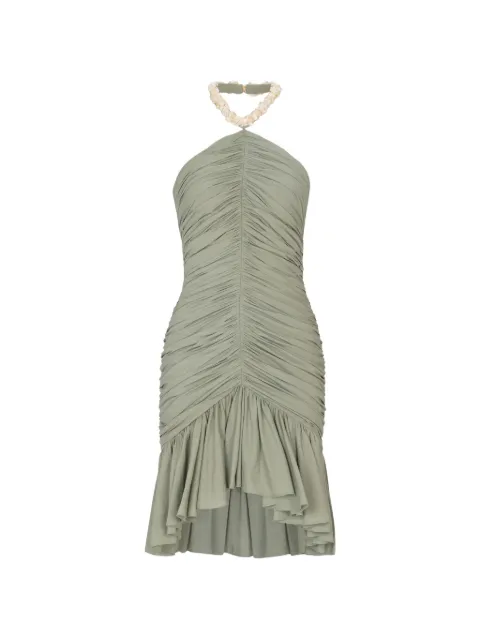 Balmain draped mini dress