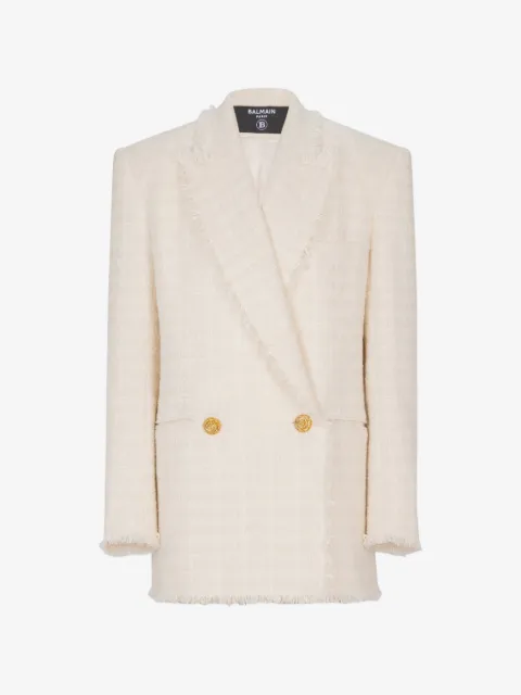 Balmain two-button tweed jacket