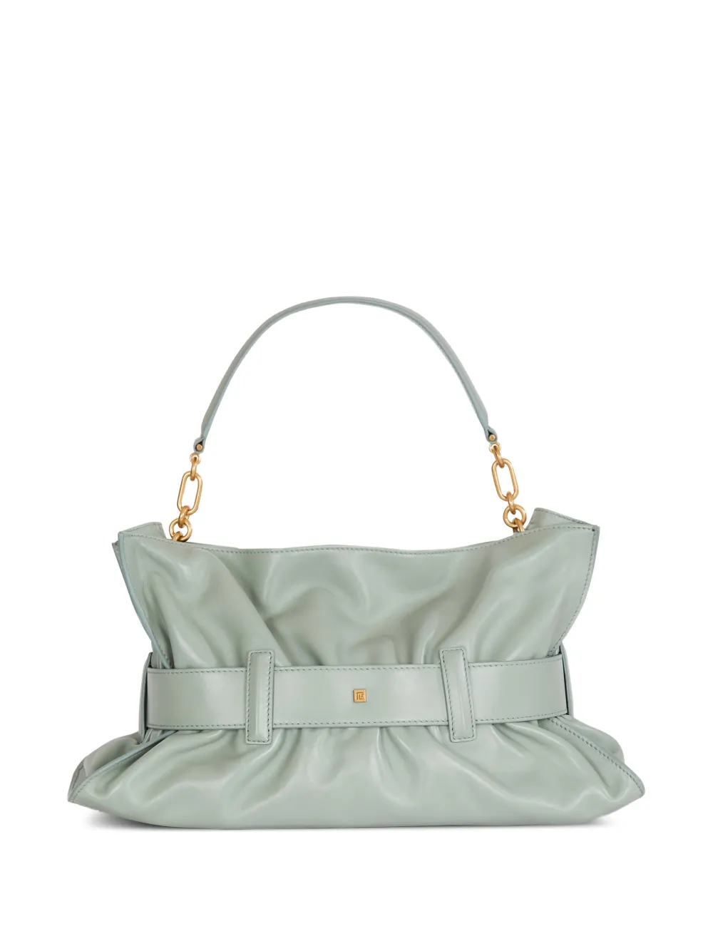  Balmain Medium Anthem Shoulder Bag - Green 