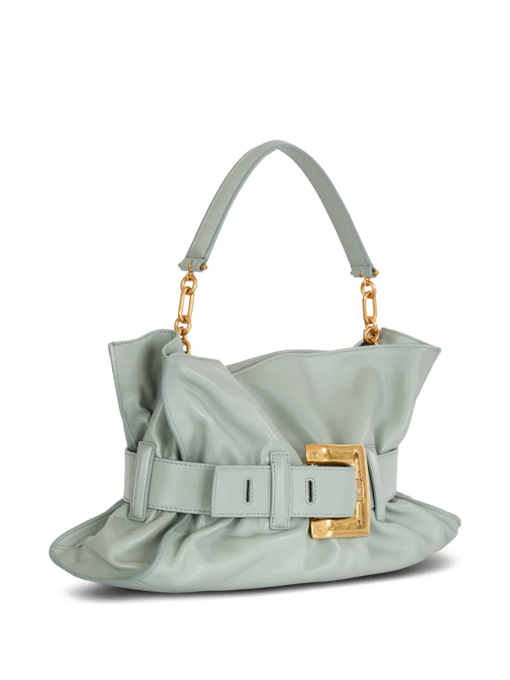  Balmain Medium Anthem Shoulder Bag - Green 