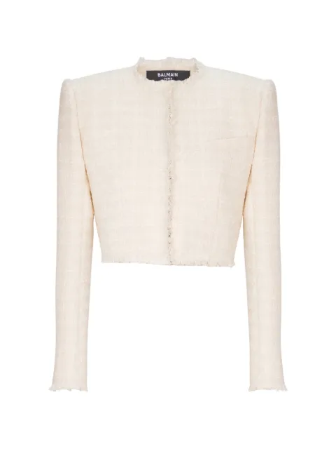 Balmain chamarra corta de tweed Spencer